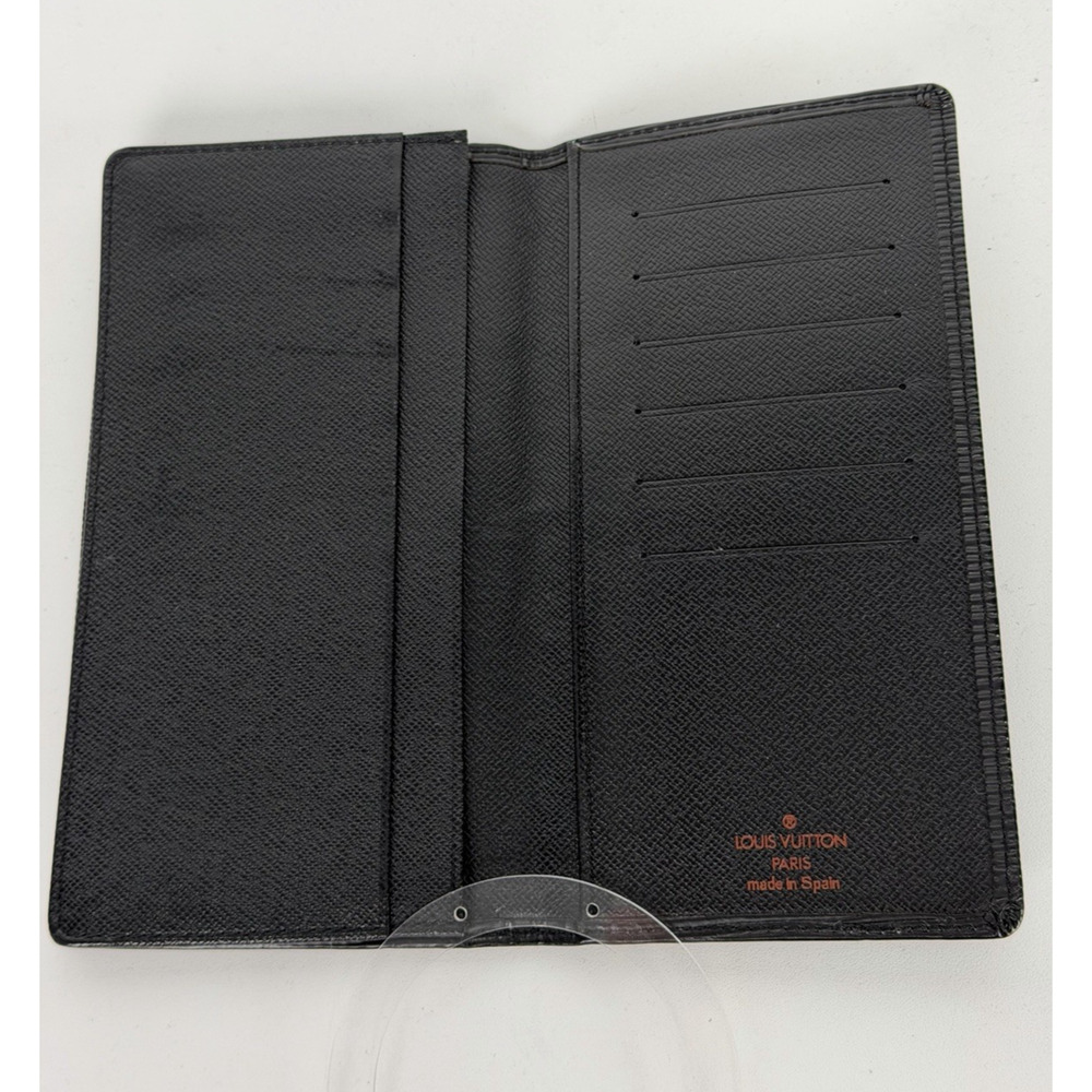 Louis Vuitton Brazza Vintage Long Wallet in Black Epi Leather - Picture 7 of 13